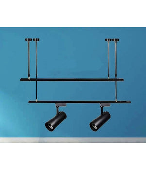 Asta Regolabile Per Faretti A Binario Elettrico Staffa Illuminazione 20cm T-20cm         