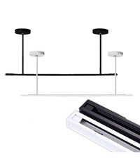 Asta Regolabile Per Faretti A Binario Elettrico Staffa Illuminazione 50cm T-50cm         