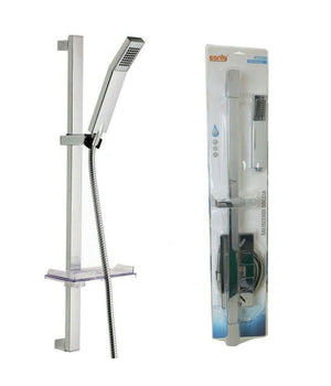 Asta Saliscendi Cromata Colonna Doccetta Con Saliscendi Portasapone 69136         2