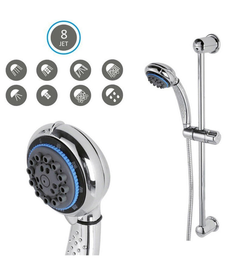 Asta Saliscendi Doccia Con Doccetta Regolabile E Portasapone - Pratiko 510         2