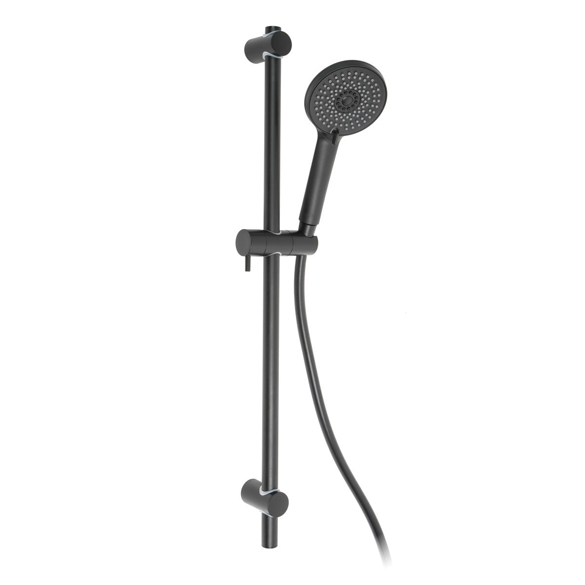 Asta saliscendi nera con doccetta multifunzione ermes