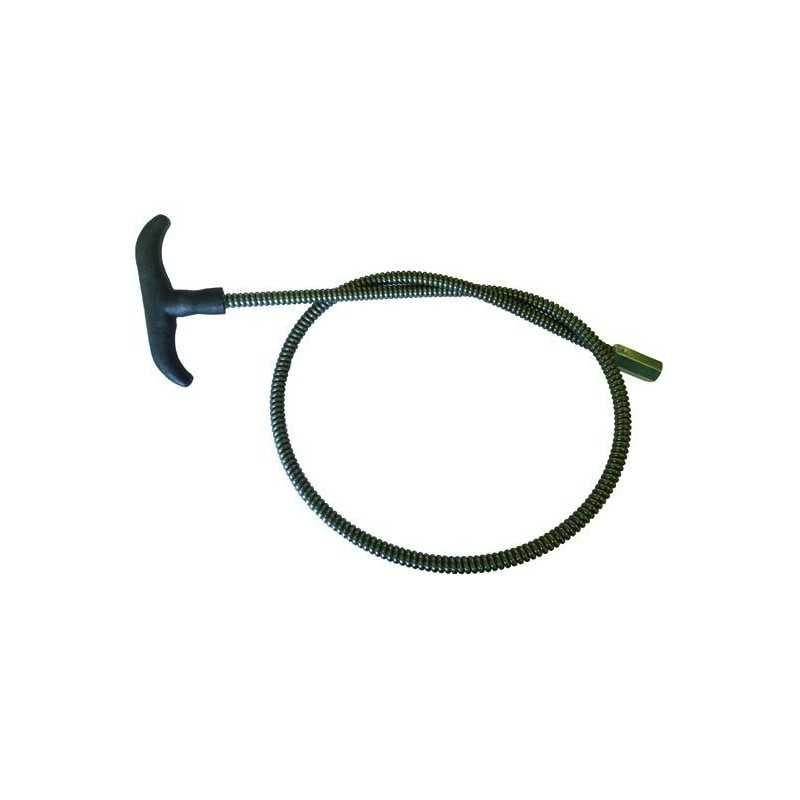 Aste per Scovoli Filetto 12Ma Ferro Molla-Flexi H. 100 Cm