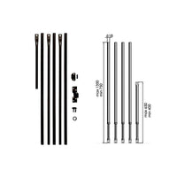 Aste Serrature Quintuplice Pz 5 100Q Moia