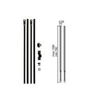 Aste Serrature Triplice Pz 2 100T Moia