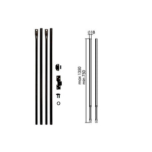 Aste Serrature Triplice Pz 2 100T Moia