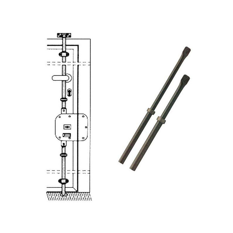 Aste Serrature Triplice Pz 2 90-01 Cr