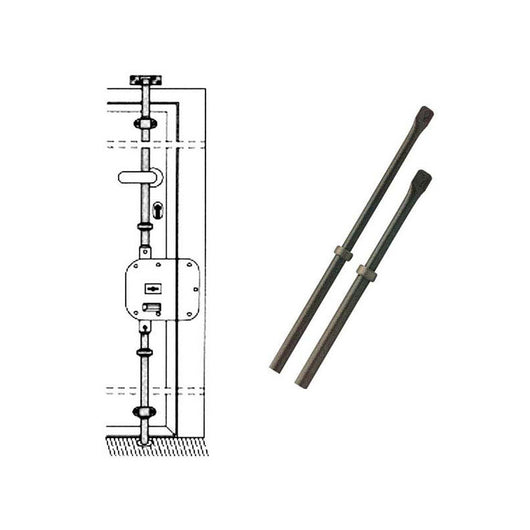 Aste Serrature Triplice Pz 2 90-01 Cr