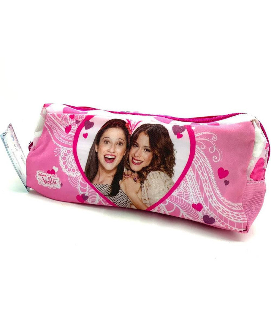 Astuccio Bustina Portapenne Porta Penne Violetta Disney Con Zip 23x11cm Amicizia         