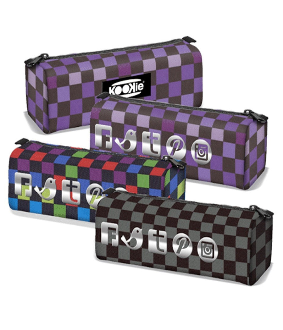 Astuccio Kookie Ska Gut Bauletto Quadrato Scuola Ragazzi Ragazze 3 Modelli         