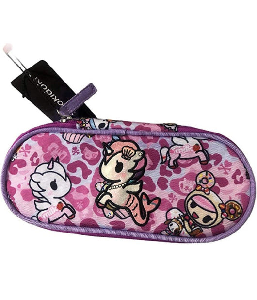 Astuccio Ovale Organizzato Rosa Portapastelli Penne Accessori Scuola Per Bambine         