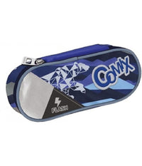 Astuccio Portapenne Ovale Comix Flash Organizzato In Poliestere Accessori Scuola         