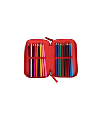 Astuccio Topolino Mickey Mouse Disney 3 Zip 20x13x6.5cm Scomparto Accessoriato Scuola         