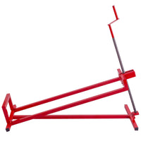 Sollevatore per trattore da prato pieghevole carico 400kg Sollevatore per rasaerba manuale Rosso-Accessori per veicoli