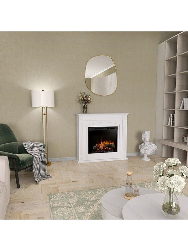 ATRATO - Caminetto Elettrico Da Pavimento A Libera Installazione A LED - Rovere  26"- 114x96x29
