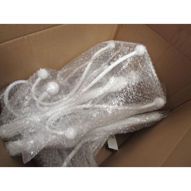 Attaccapanni a stelo metallo bianco cm ø34h180