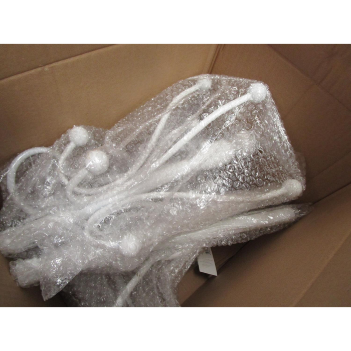 Attaccapanni a stelo metallo bianco cm ø34h180