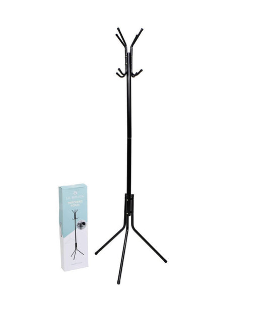 Attaccapanni Appendiabiti Da Terra In Metallo Con 8 Ganci Con Base Treppiede         