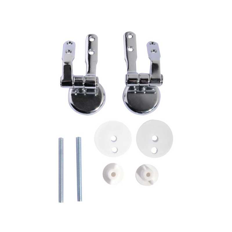 Attacco Sedile Wc Legno pz.2