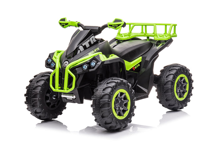 Tecnobike Shop Quad Elettrico per Bambini ATV  1.0 12V  con Radiocomando-Verde
