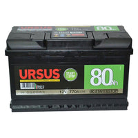 batteria per auto start & stop 'ursus' 80 ah - mm 313 x 175 x 190 cod:ferx.6060878nlm