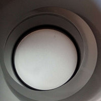 Aumento f 100 x m 110mm raccordo eccentrico con guarnizione