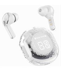 Auricolari Bluetooth 5.3 Trasparenti Ultrapods Pro Con Cofanetto Di Ricarica Led         