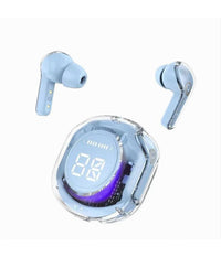 Auricolari Bluetooth 5.3 Trasparenti Ultrapods Pro Con Cofanetto Di Ricarica Led         
