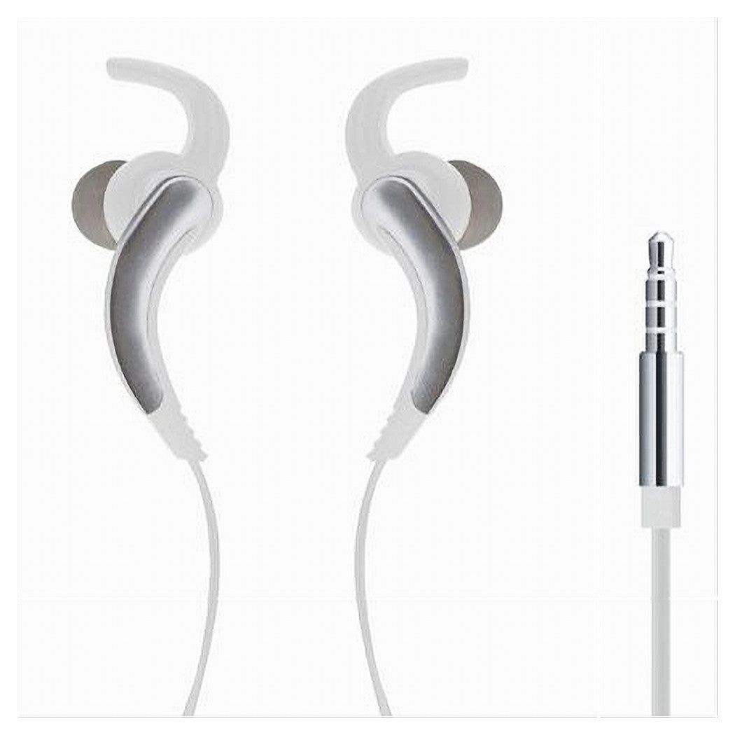 Auricolari Con Cavo 1.2mt Cuffie Aux3.5mm Orecchio Microfono Smartphone Au-6t007         