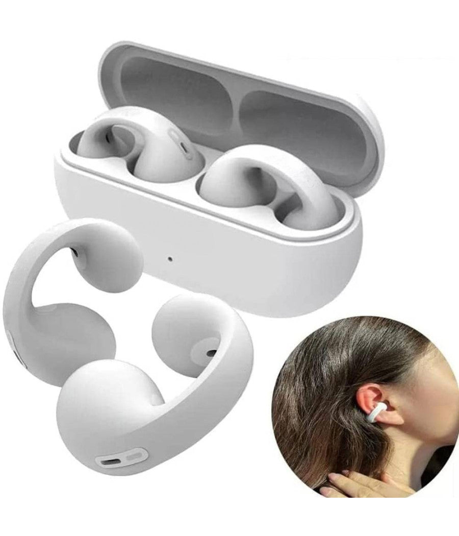 Auricolari Cuffie Bluetooth Aperti A Orecchino Wireless Tws Senza Fili Per Sport         