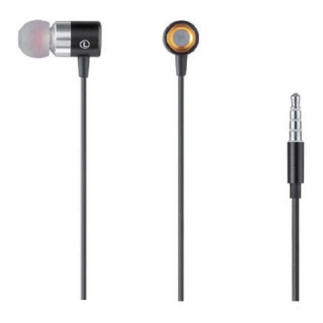 Auricolari Cuffie In-ear Cavo 1,2 Metri Connettore Aux 3,5mm Smartphone Au-9t007         