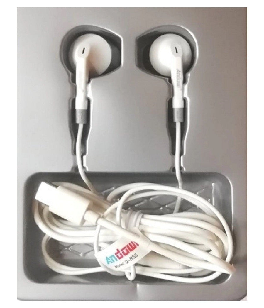 Auricolari Cuffie In-ear Stereo Vivavoce Con Presa Type-c Per Smartphone Q-rs8         