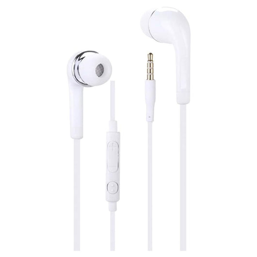 Trade Shop - Auricolari Stereo Per Samsung Galaxy A52s 5g Con Controllo Volume Microfono Bianco         
