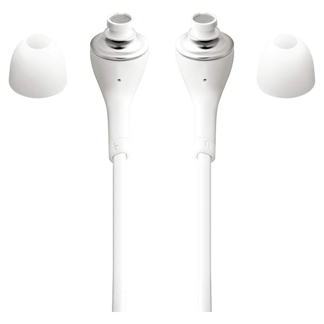 Trade Shop - Auricolari Stereo Per Samsung Galaxy A52s 5g Con Controllo Volume Microfono Bianco         