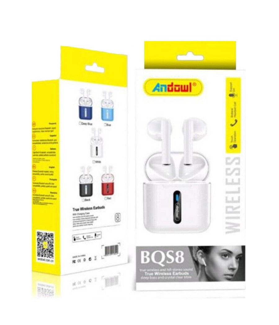 Auricolari Wireless Bluetooth 5.2 Cuffie Per Samsung Huawei Android Iphone Bqs8         