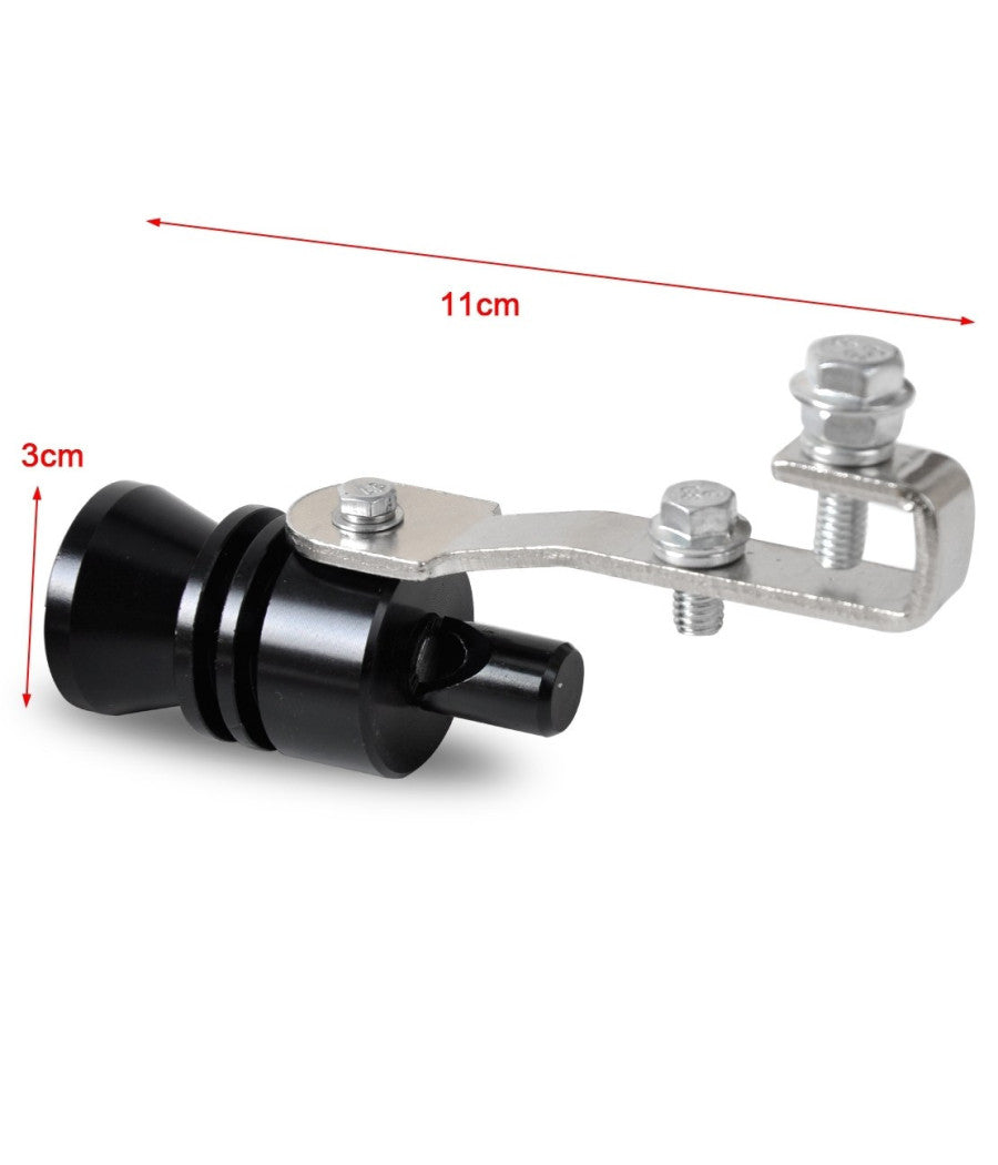 Auto Tuning Kit Effetto Turbo Fischio Marmitta Terminale Turbina Suono     S 1600cc    