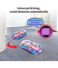 Auto Vettura Trasparente Con Ingranaggi A Vista Luce Illuminazione A Led Q-66107         