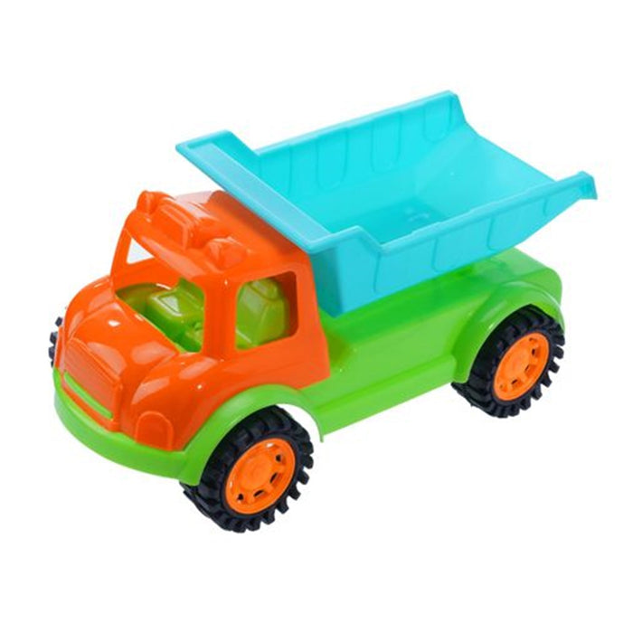 Trade Shop - Autocarro Camion Giocattolo Con Cassone Ribaltabile Per Bambini Colorato 10x23cm 258280 -
