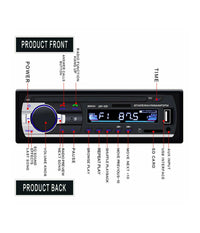 Autoradio Lettore Mp3 Ca001b Sistema Audio Auto Universale 1 Din Bluetooth Aux         