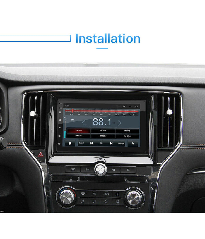 Autoradio Stereo 2 Din 7" Touch Screen Bluetooth Aux Usb Sd Lettore Mp5 Q-ca005         