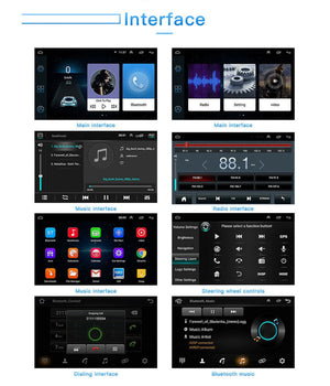 Autoradio Stereo 2 Din 7" Touch Screen Bluetooth Aux Usb Sd Lettore Mp5 Q-ca005         
