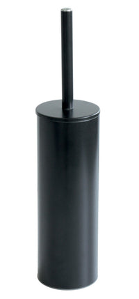 Inda - Portascopino da appoggio nero opaco