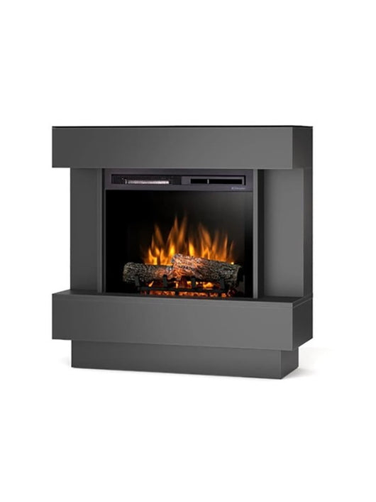 Caminetto elettrico da pavimento a libera installazione a LED Nero - AVALONE