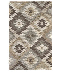 Tappeto moderno AVANA BEIGE geometrico etnico kilim, Tappeto arredo soggiorno salotto camera lavabile anti-scivolo cm.175x240