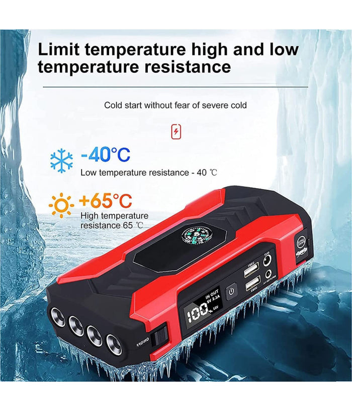 Avviamento Per Auto Multifunzionale Jump Batteria Esterna Torcia 15000ma Q-d1030         