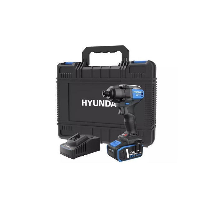 AVVITATORE AD IMPULSI 1/4″ 20V BRUSHLESS 230Nm+BATTERIA 4Ah ID20X-230FT HYUNDAI