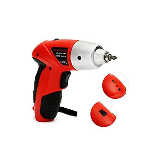 Avvitatore Cacciavite Elettrico A Batteria Trapano Con 38 Punte E Torcia Led