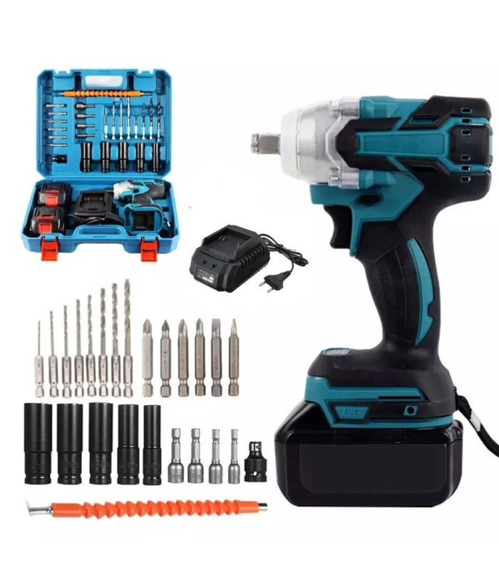 Avvitatore Impulsi Svita Avvita Bulloni Doppia Batteria 20v 5ah + 25 Accessori         