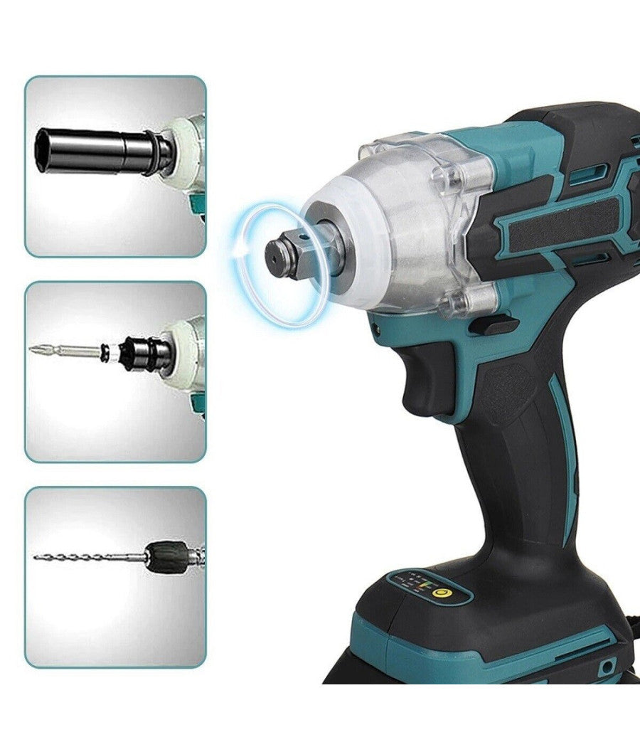 Avvitatore Impulsi Svita Avvita Bulloni Doppia Batteria 20v 5ah + 25 Accessori         