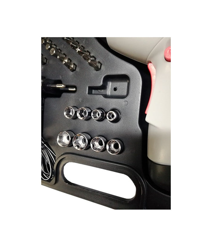 Avvitatore Kit Cacciavite Professionale Cordless Con 44 Inserti E Punte Jl24801         