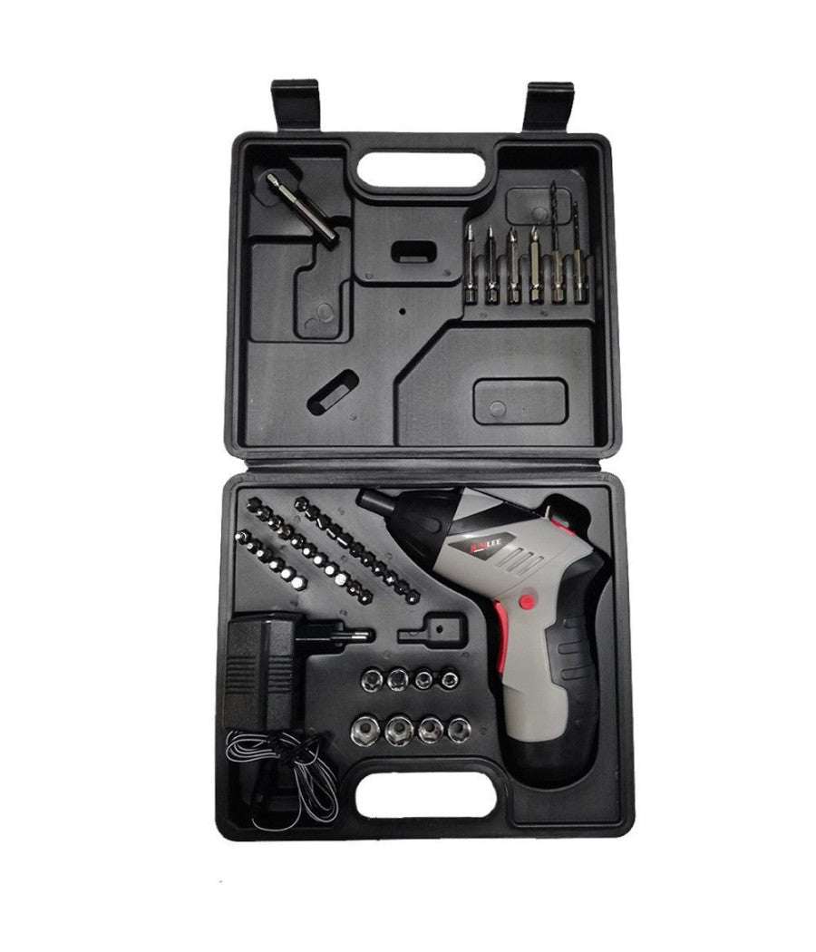 Avvitatore Kit Cacciavite Professionale Cordless Con 44 Inserti E Punte Jl24801         